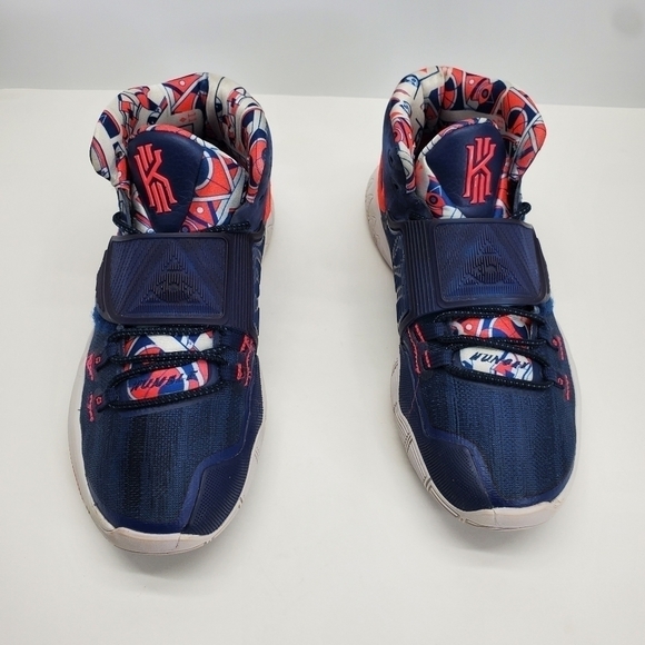 Nike Kyrie 6 “Team USA” Blue Red White Shoes Men Size 9 Irving BQ4630-402 - Picture 5 of 16